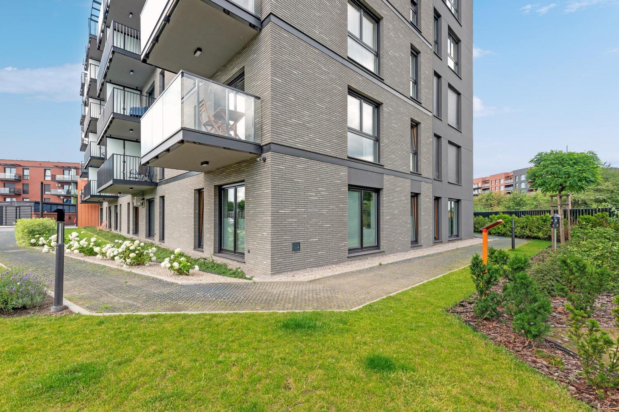 Nadmotlawie Riverside - Sauna, Gym & Parking By Downtown Apartments Gdańsk Exteriör bild